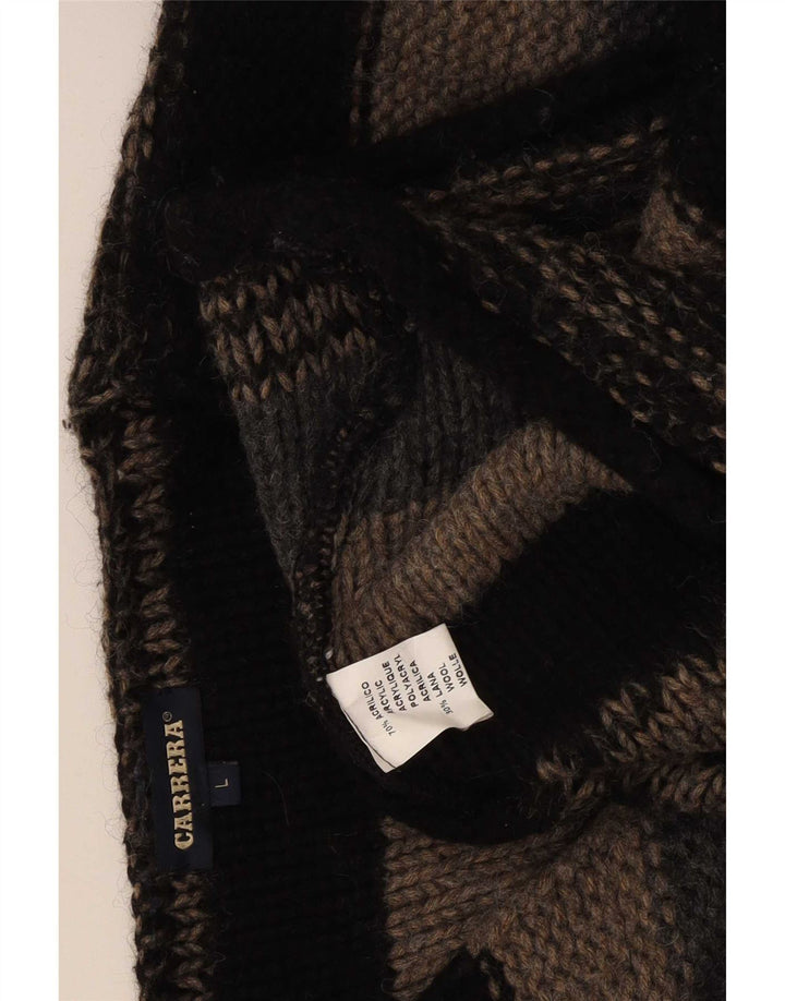 Carrera Homme Pull Col V Grand Acrylique Rayé Multicolore