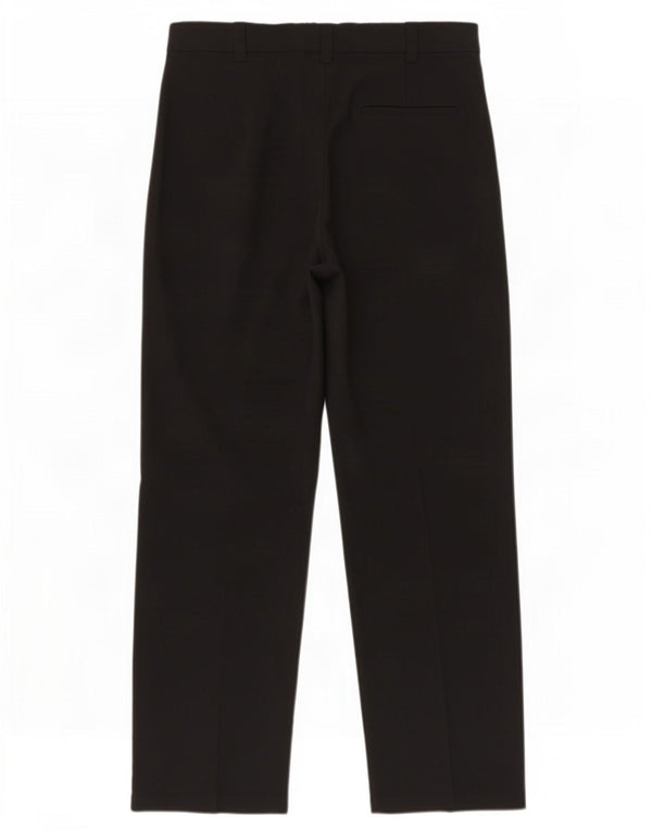 Marks & Spencer Pantalon chino taille haute pour femme UK 12 Medium W30 L27 Noir