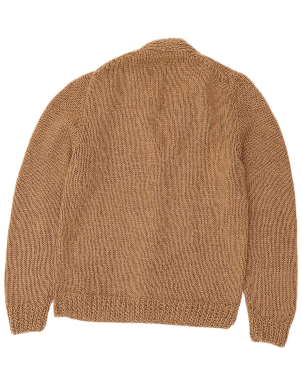 Pull Cardigan Vintage Homme XS Marron