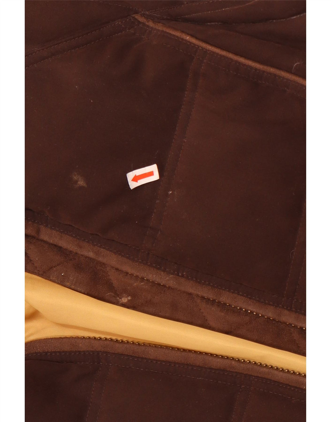 Musto Gilet rembourré pour femme UK 16 Large Marron Polyester