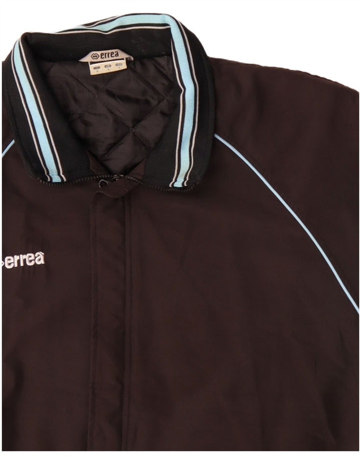Errea Veste Bomber Homme UK 40 Large Marron Polyester