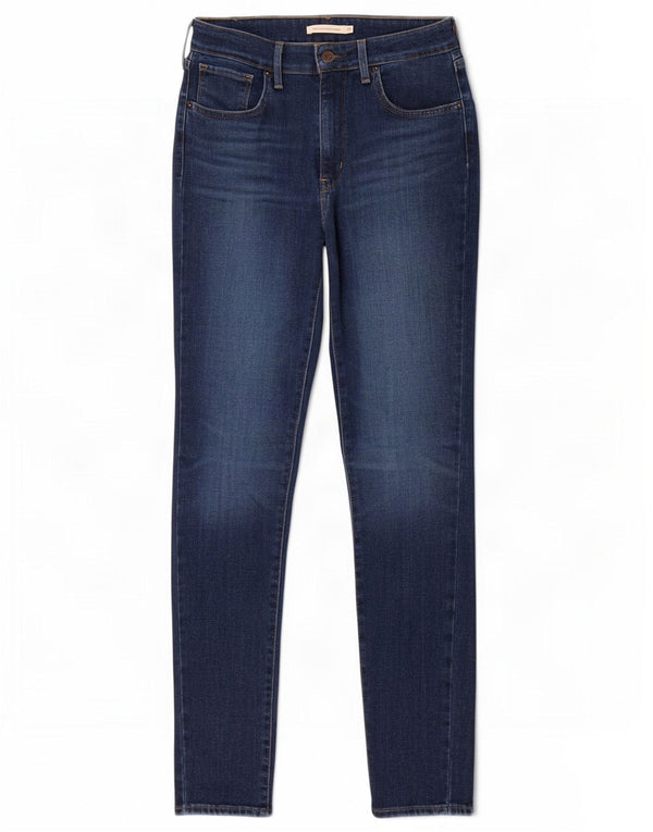 Levi's Jean Skinny Taille Haute 721 Femme W29 L30 Bleu Marine Coton