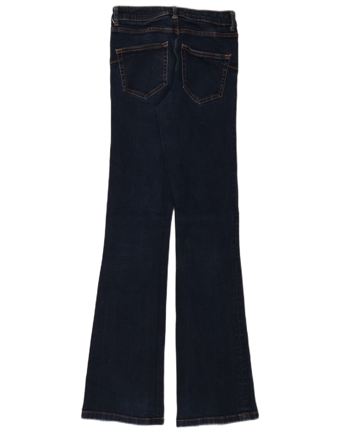 Zara Jean évasé pour femme EU 34 2XS W24 L32 Bleu marine