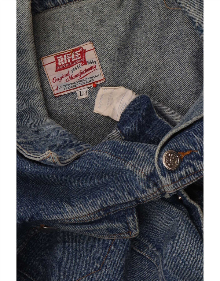 Rifle Veste en jean pour homme UK 40 Grand coton bleu
