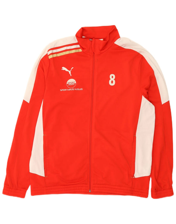 Puma Veste de Survêtement Graphique Homme XL Rouge Colorblock Polyester