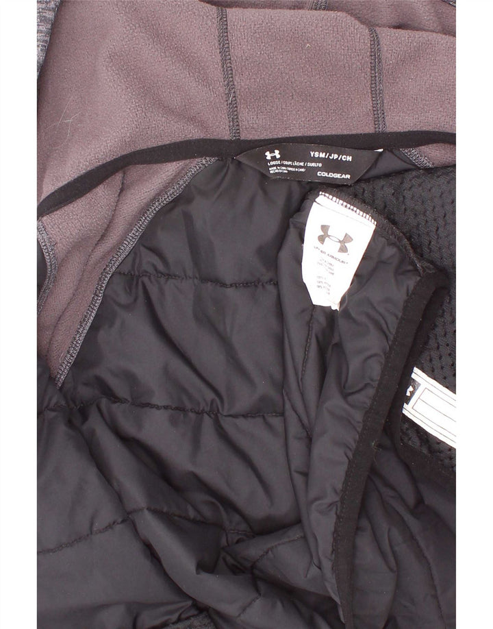Under Armour Veste de survêtement à capuche pour garçon 7-8 ans Petit Noir