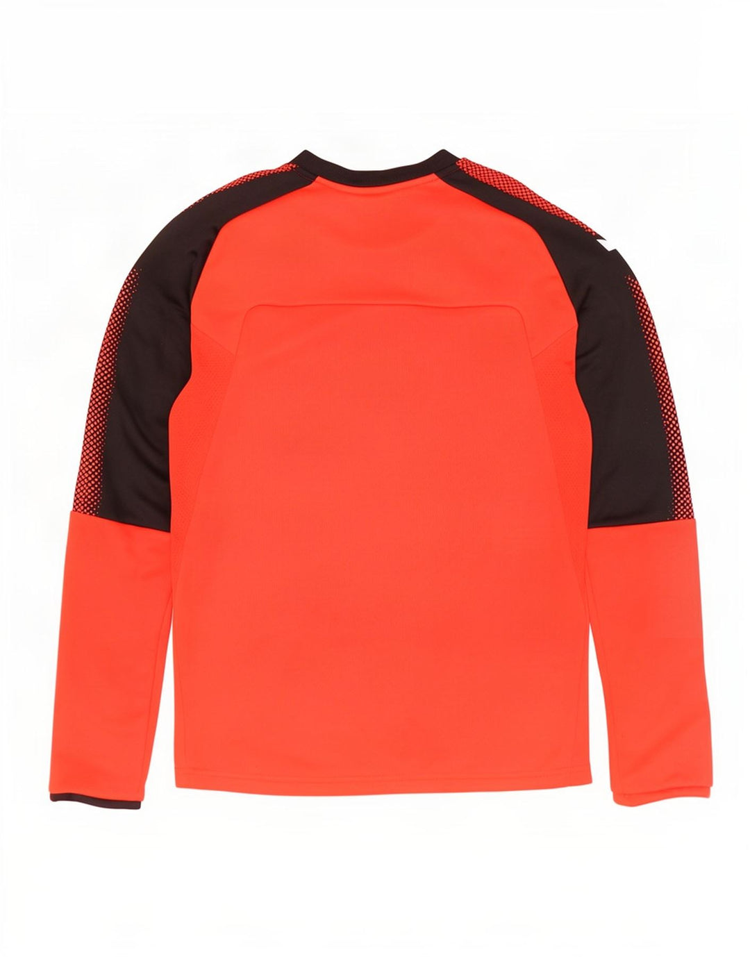 Puma Haut graphique à manches longues pour homme, petit, rouge, polyester color block