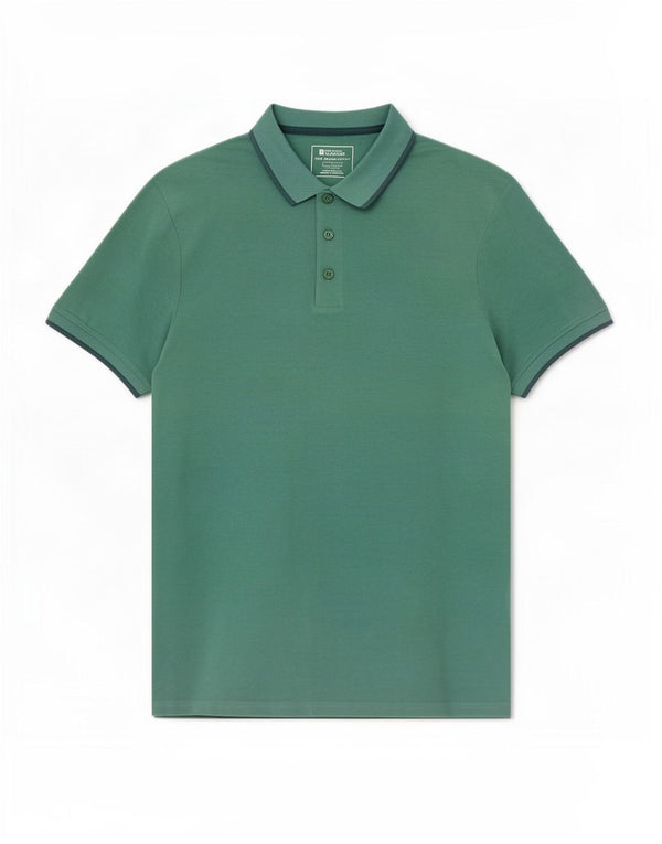 Mountain Warehouse Polo Homme Grand Vert Coton