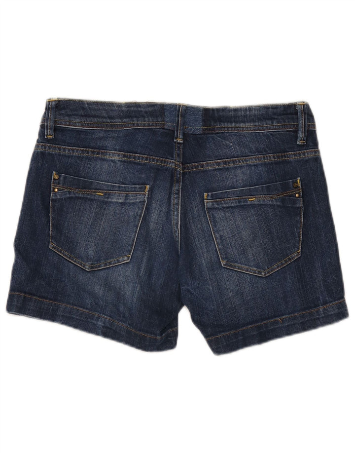 short en denim femme vintage W32 Grand coton bleu