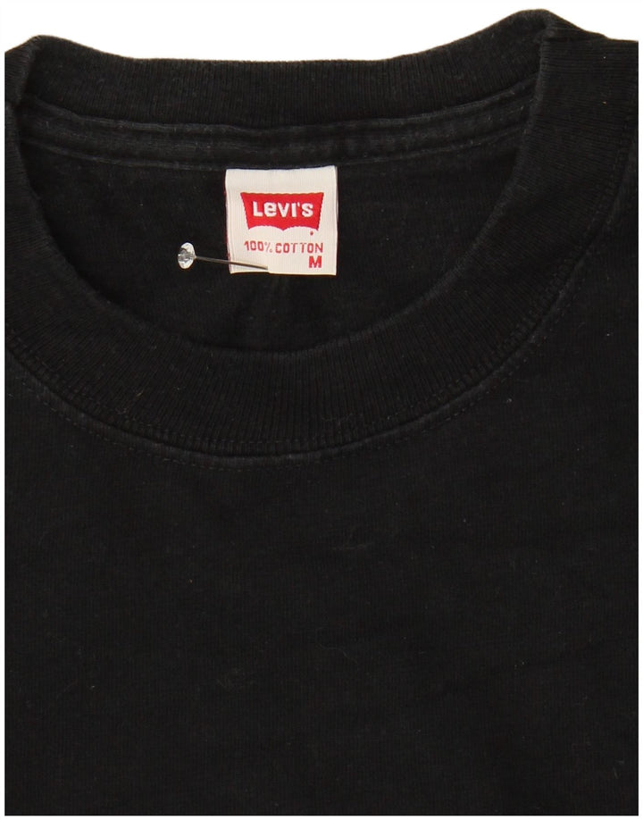 LEVI'S T-Shirt Homme Noir Moyen Coton