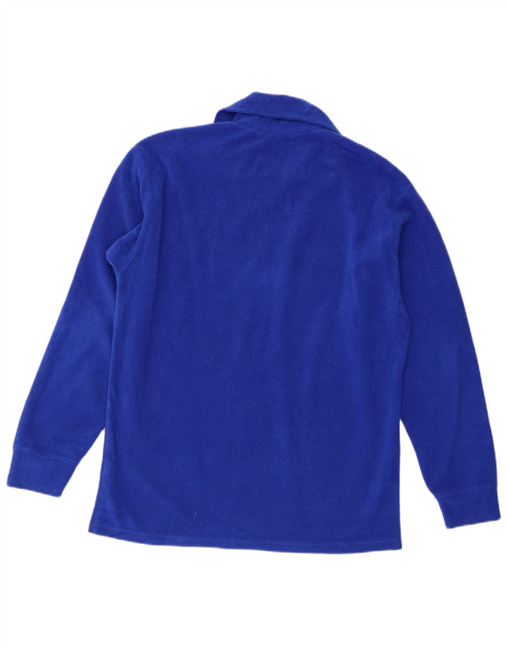 Fila Pull Polaire à Col Zippé Homme Bleu Moyen Polyester