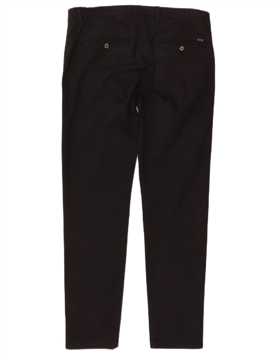LIU JO Pantalon Chino Coupe Slim Uomo Homme IT 50 Large W36 L32 Coton Noir