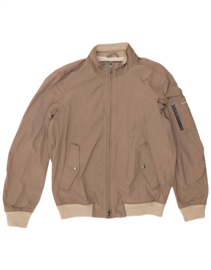 Woolrich Veste Bomber Homme UK 42 XL Beige Polyester