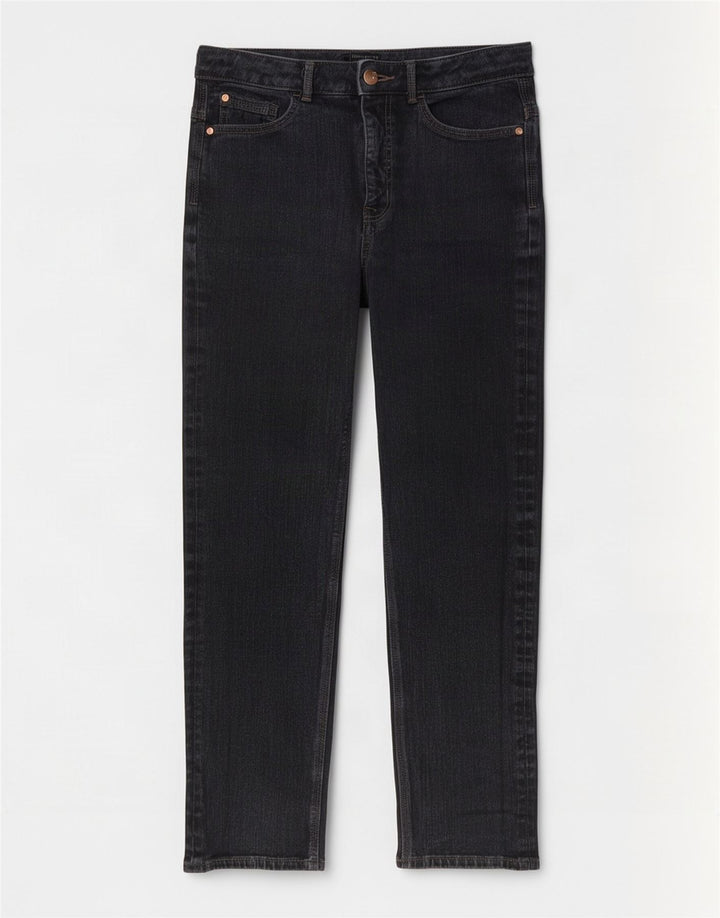 Marks & Spencer Jean slim pour femme UK 12 Medium W28 L28 Gris Coton