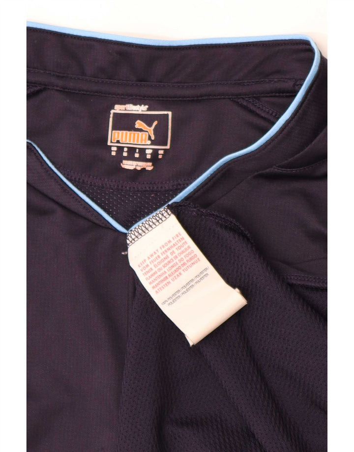 Puma T-Shirt Homme Bleu Marine Moyen Polyester