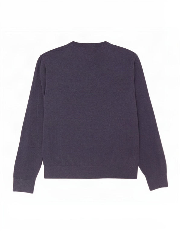 Tommy Hilfiger Pull col V pour homme en coton bleu 3XL