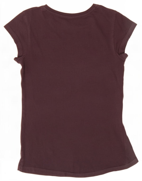 Puma T-Shirt Graphique Fille 11-12 ans Marron Coton