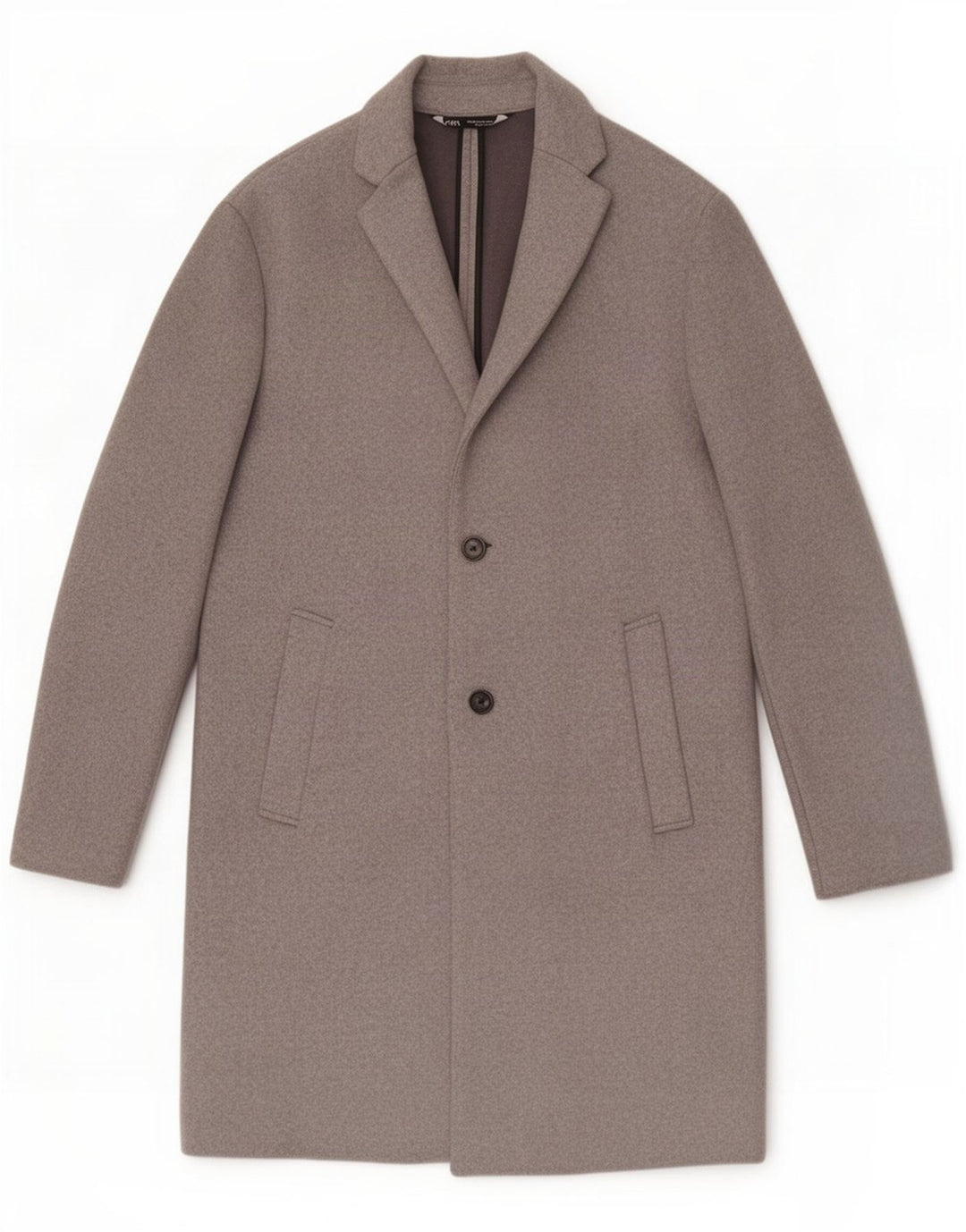 Zara Manteau Homme UK 14 Gris Moyen