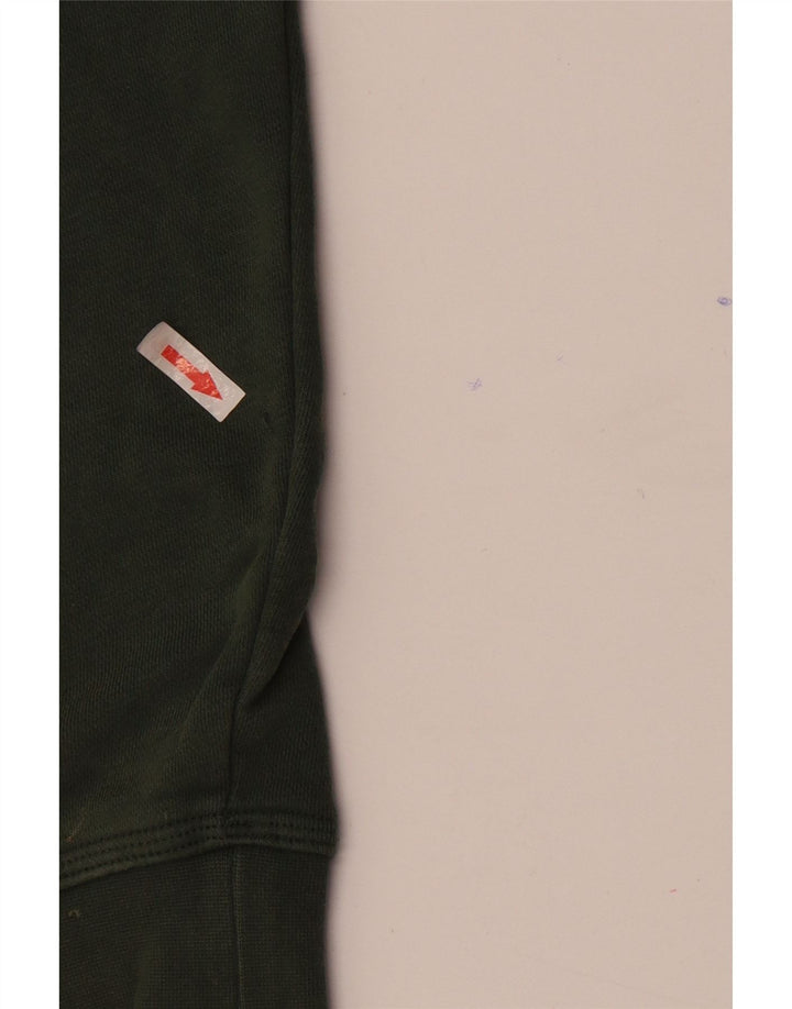 Nike Pull à capuche en coton vert moyen pour homme