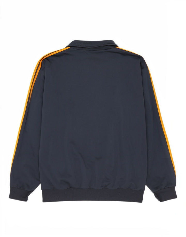 Adidas Veste de survêtement pour homme UK 42/44 Large Bleu marine Polyester