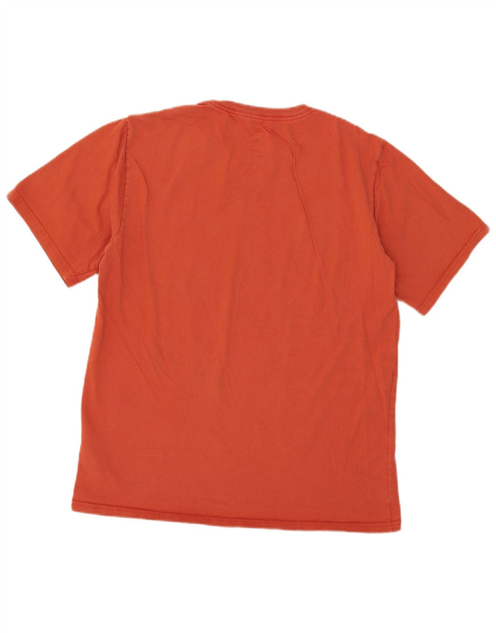 Converse T-Shirt Homme Orange Moyen Coton