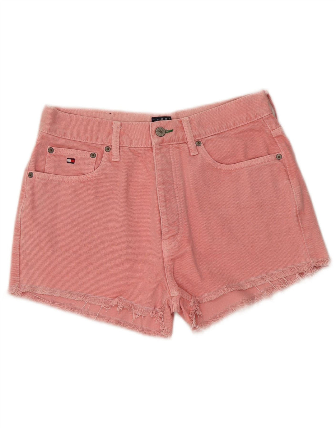 Tommy Hilfiger Short En Jean W28 Femme Rose Moyen