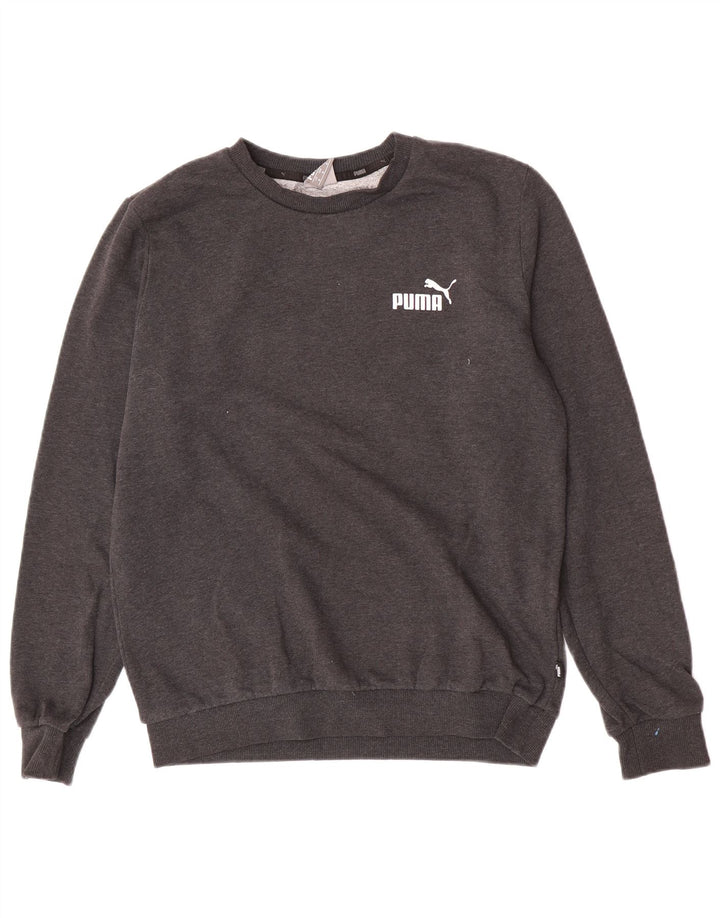 Puma Sweat-Shirt Homme Gris Moyen Coton