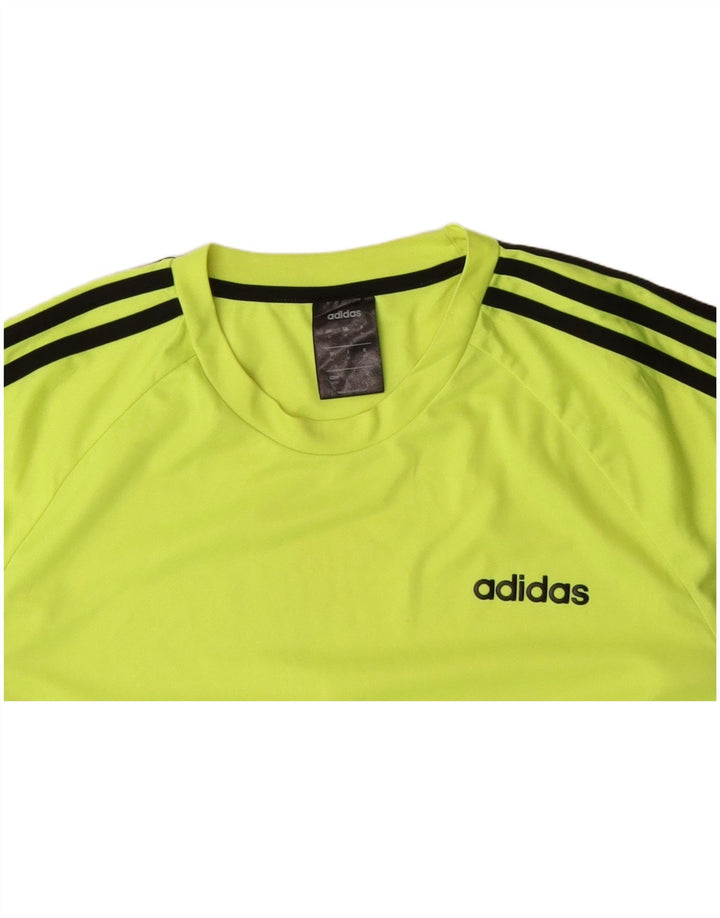 ADIDAS T-Shirt Climalite Homme Vert Moyen Polyester