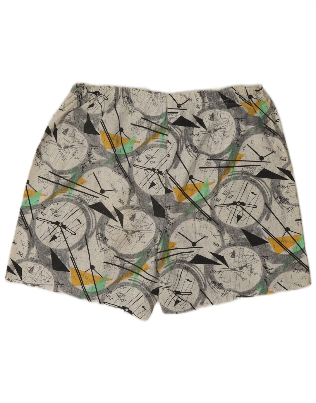 vintage Mens Sport Shorts Grand Multicolore Géométrique