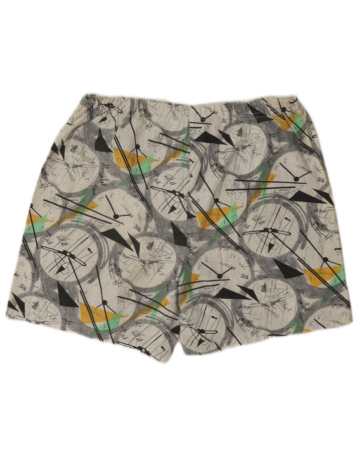vintage Mens Sport Shorts Grand Multicolore Géométrique