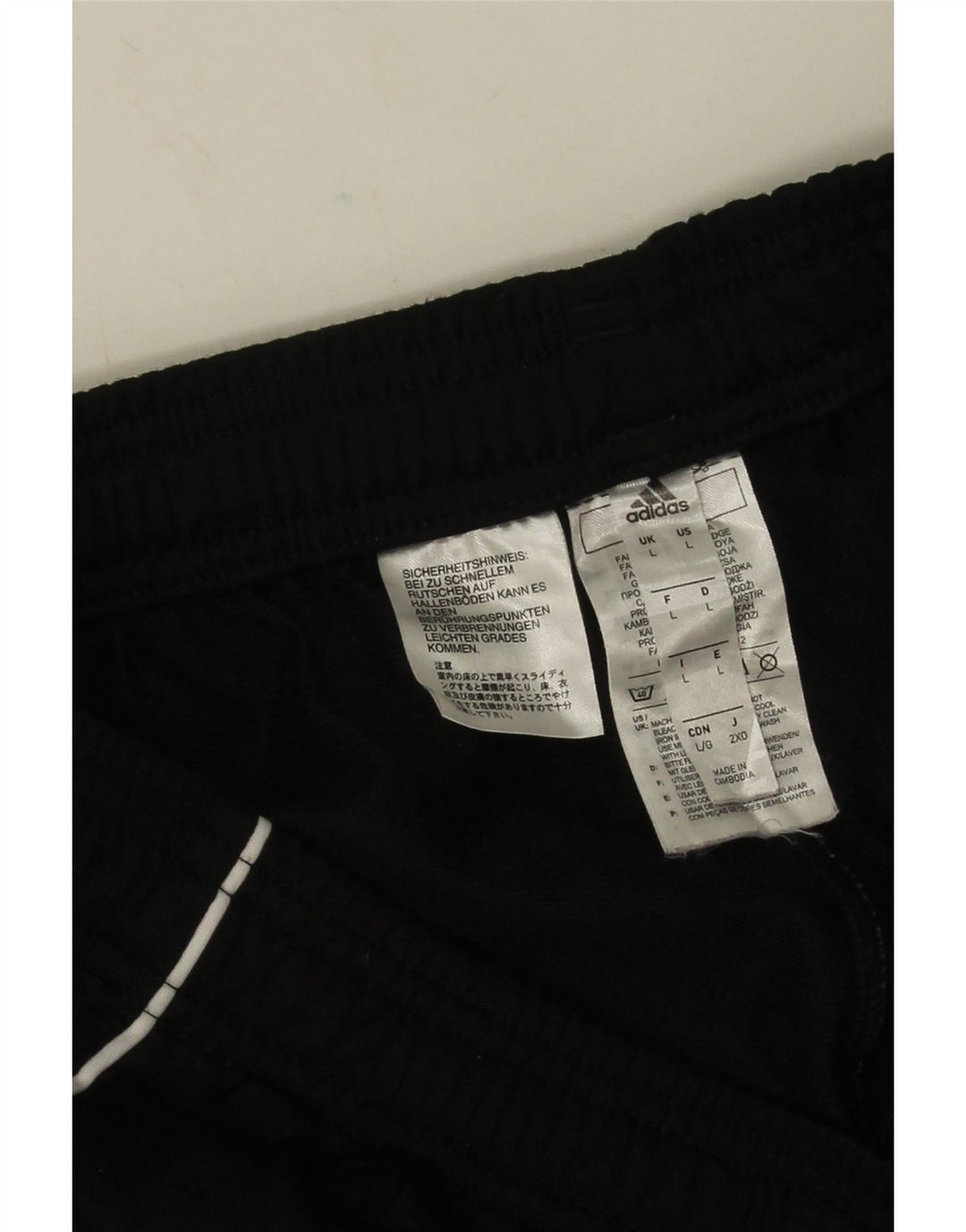 Adidas Pantalon de survêtement pour homme Joggers Large Noir Polyester