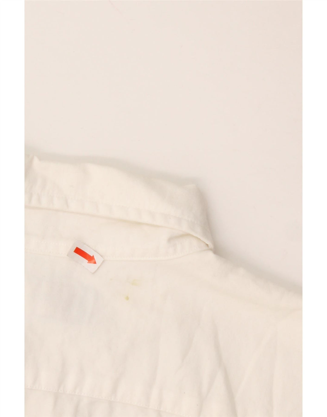 RALPH LAUREN Chemise à manches courtes pour femme UK 16 Large Coton Blanc