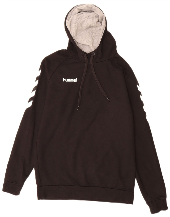 Hummel Pull à Capuche Graphique Homme Noir Moyen Coton