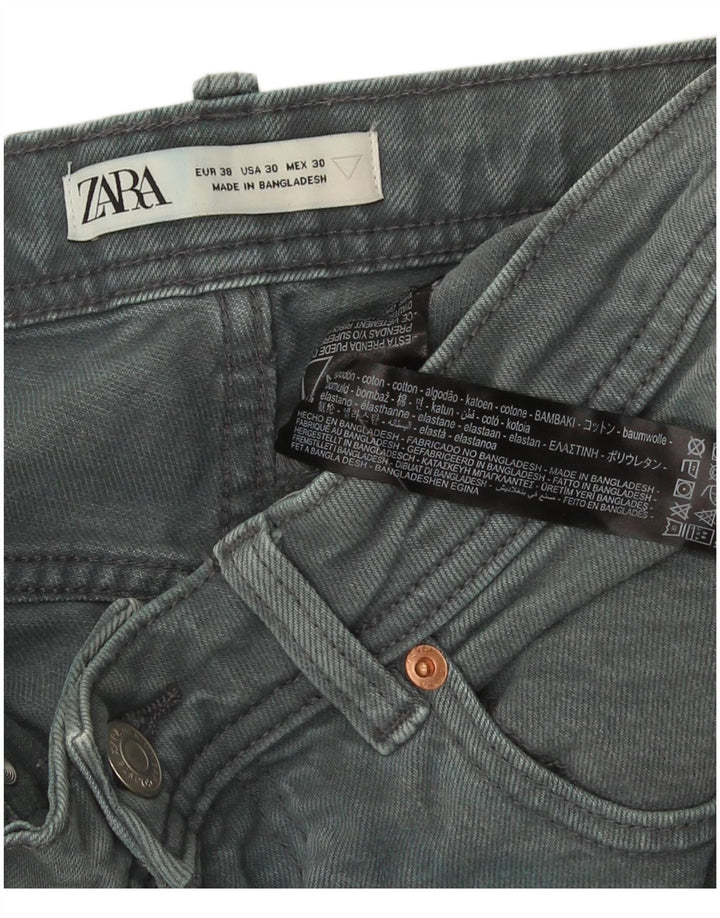 Zara Short en jean pour homme EU 38 Small W30 Bleu Coton