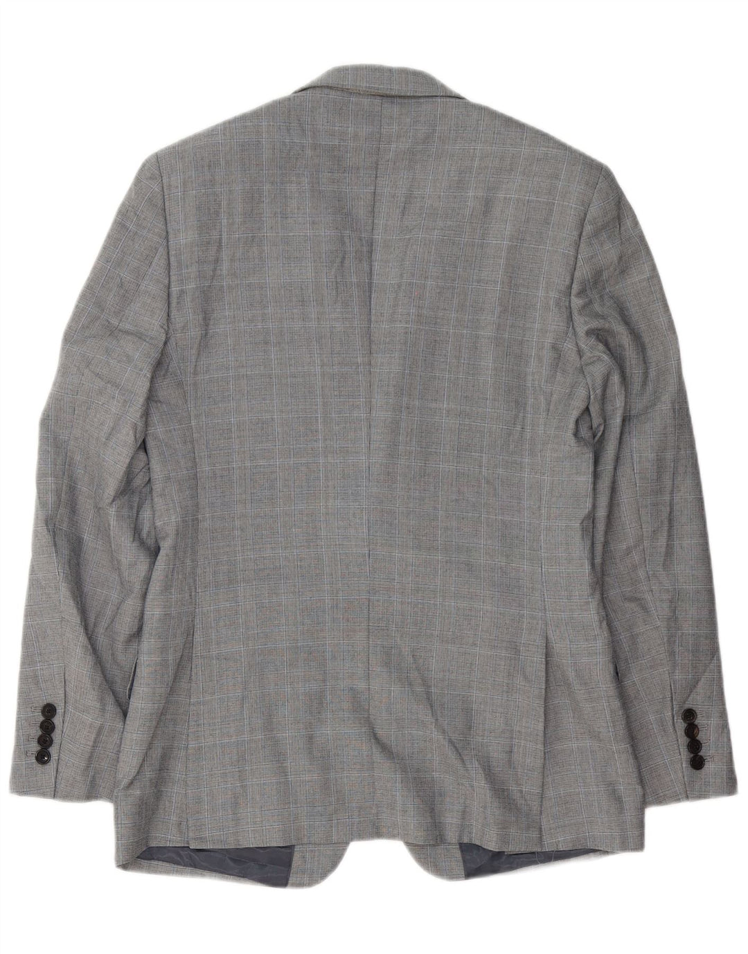 Reiss Veste blazer à 1 bouton pour homme UK 36 Petit carreaux gris