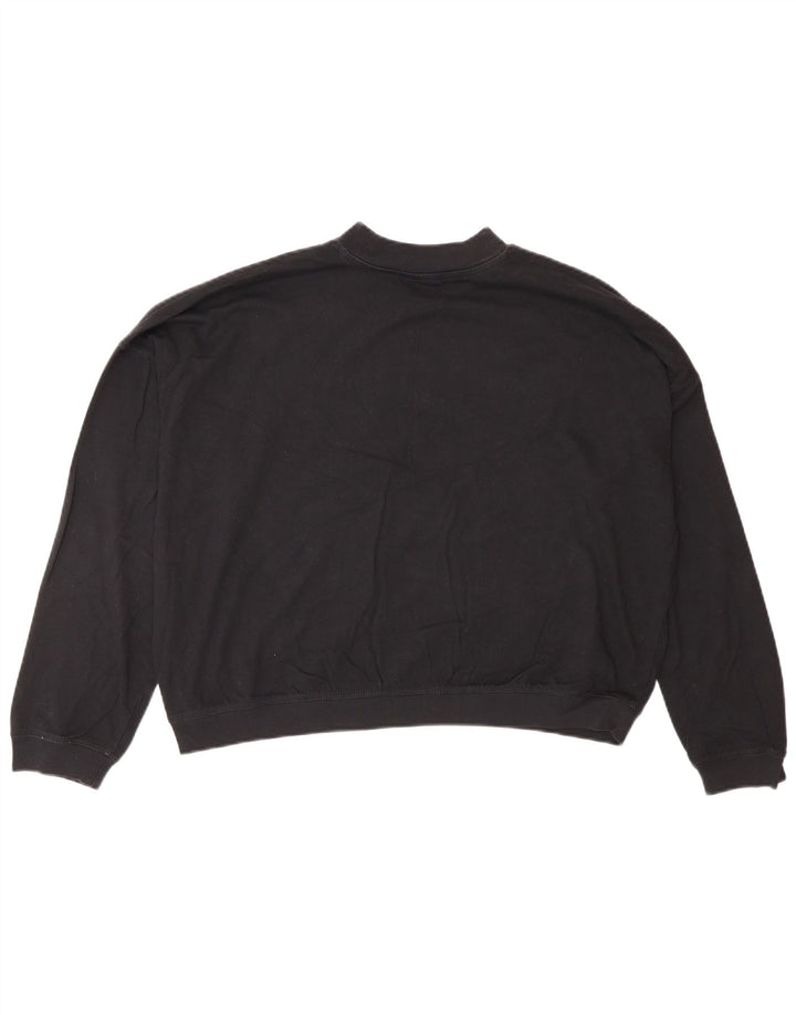 Champion Sweat-shirt surdimensionné graphique pour femme UK 6 XS Noir
