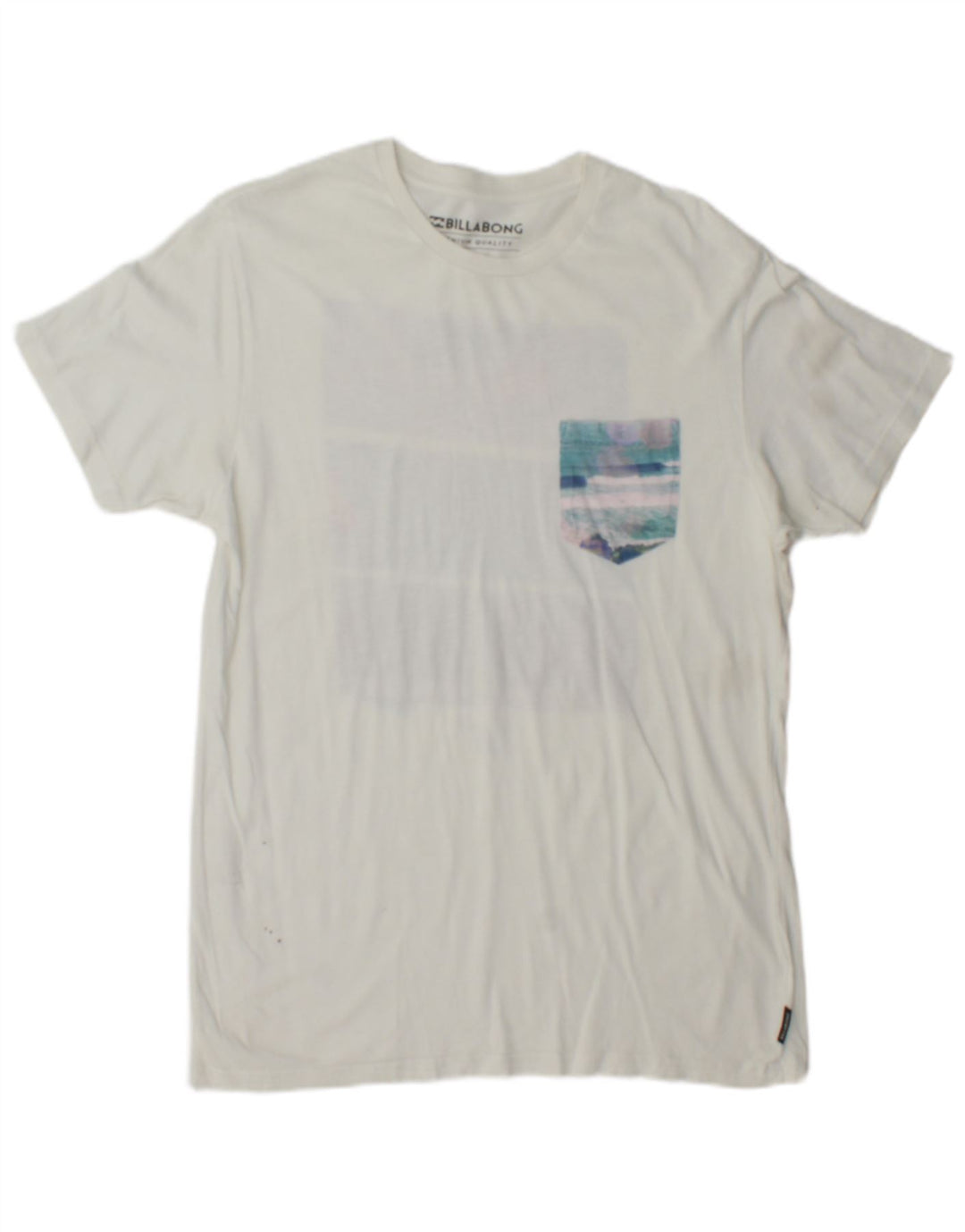 Billabong T-Shirt Graphique Homme Petit Blanc