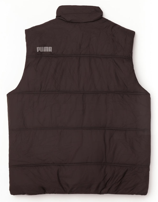 Puma Gilet rembourré graphique pour homme UK 42 XL Noir Polyester