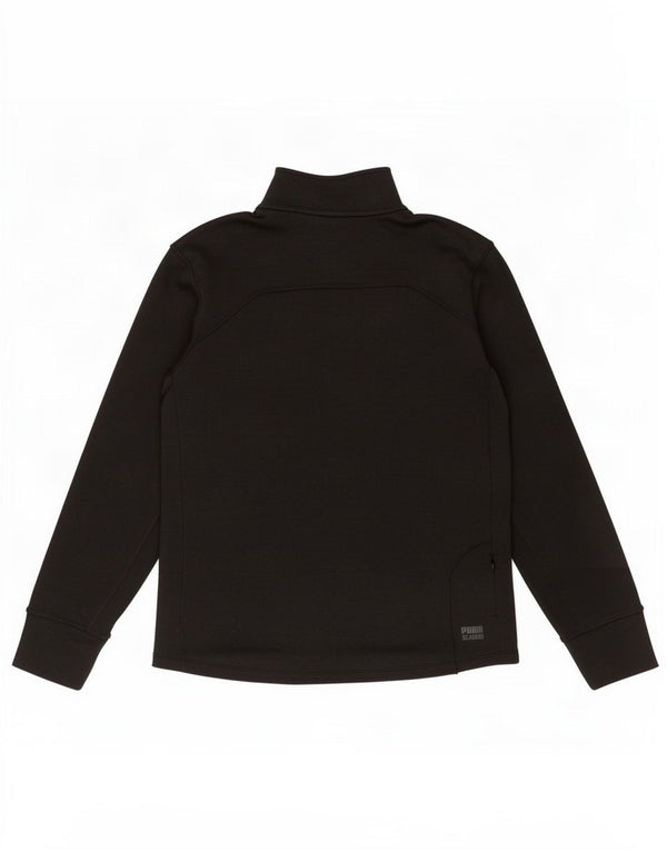 Puma Haut de Survêtement Zip Neck Pullover Homme Noir Moyen Polyester