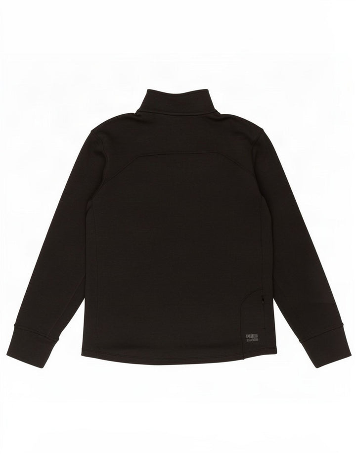 Puma Haut de Survêtement Zip Neck Pullover Homme Noir Moyen Polyester