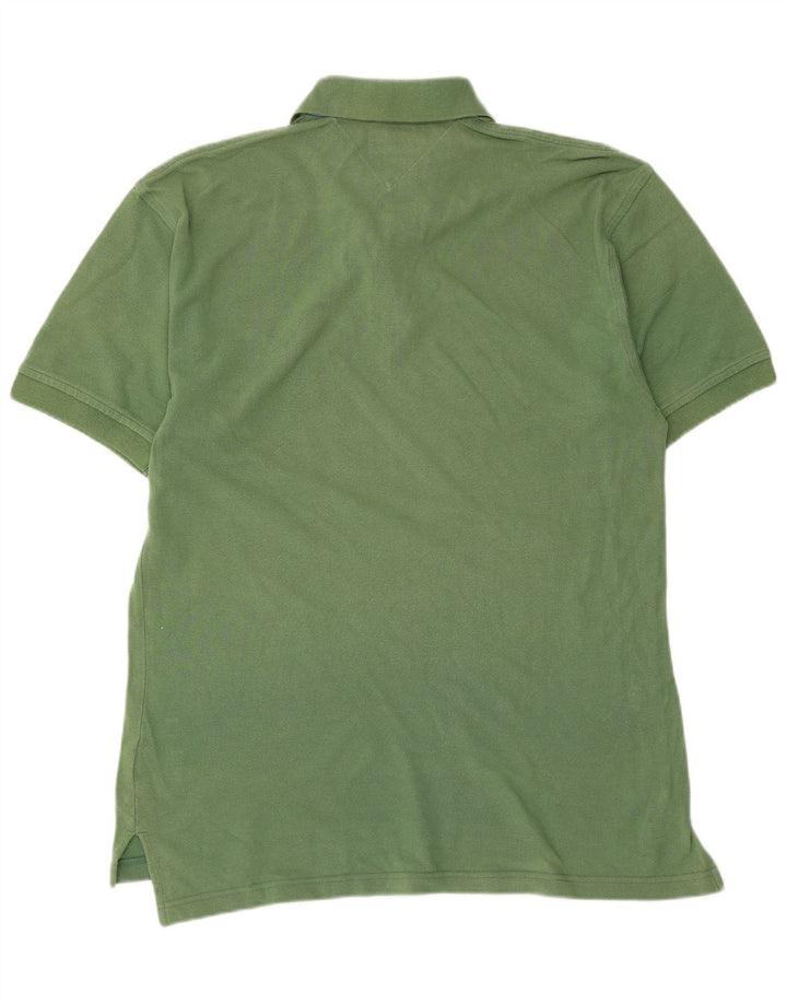 TOMMY HILFIGER Polo Homme Petit Vert Coton