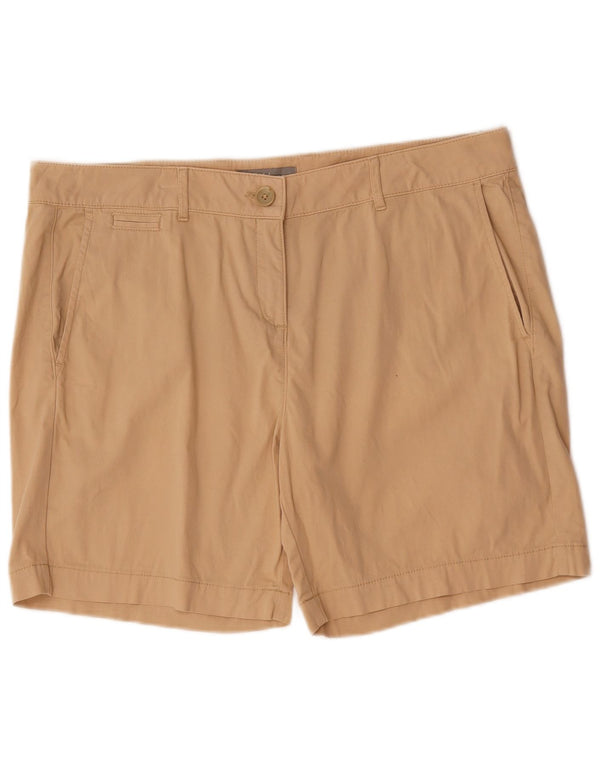 Marks & Spencer Short Chino Femme UK 16 Large W38 Coton Beige