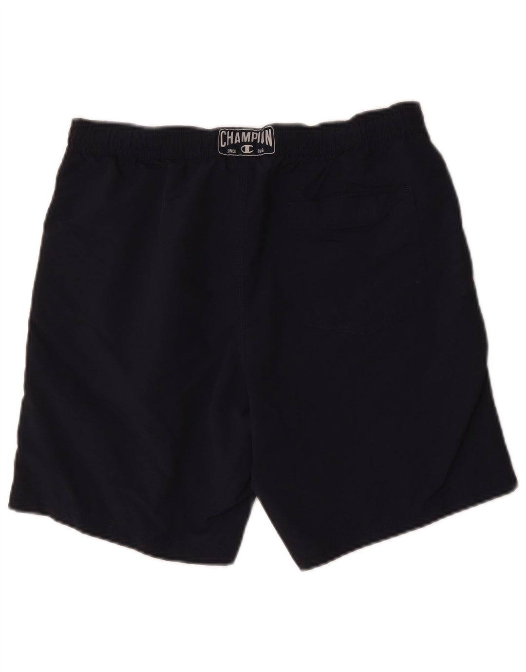 Champion Short de Bain Graphique Homme Bleu Marine Moyen Polyester