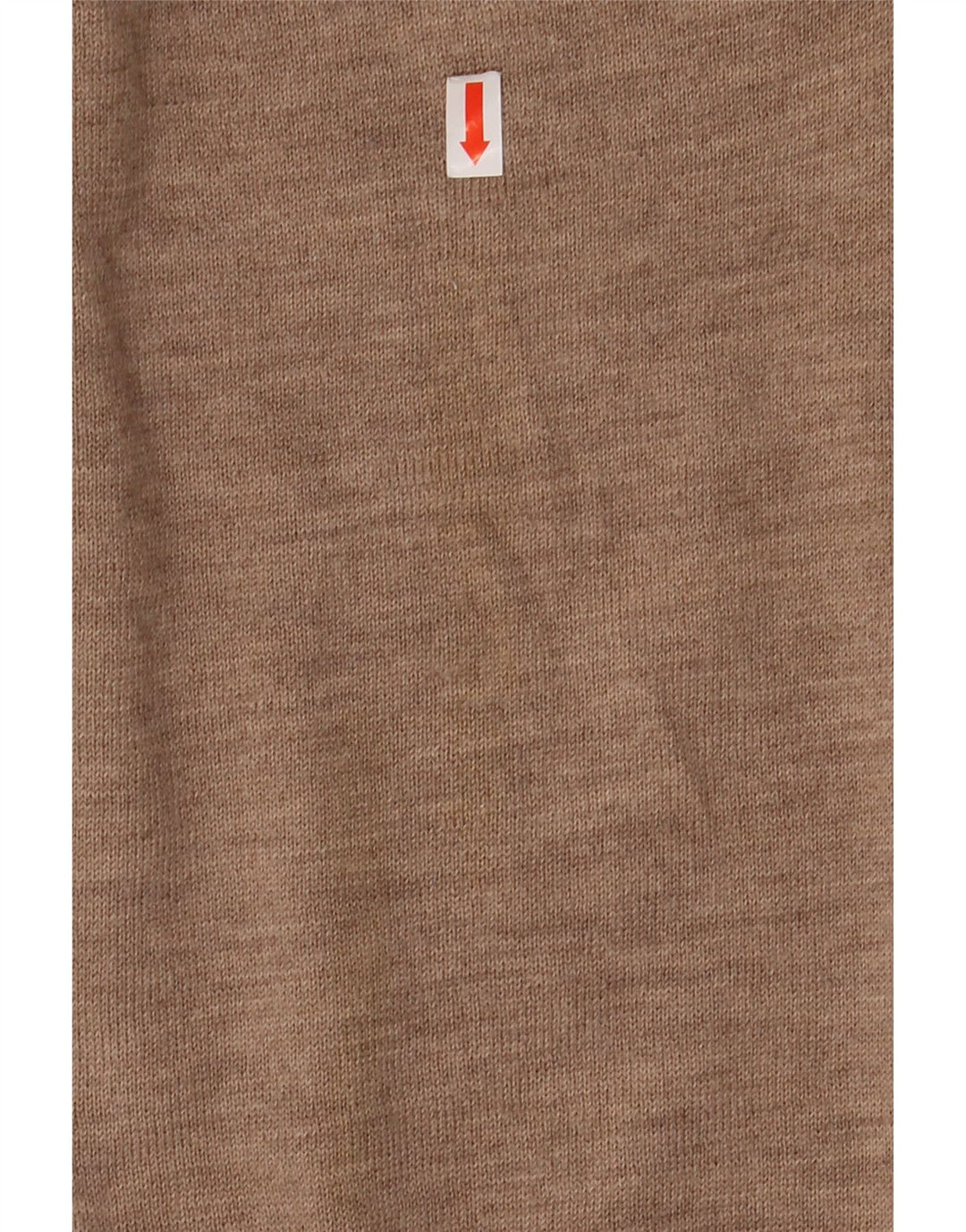 VINTAGE Mens V-Neck Jumper Sweater Small Beige Wool Vintage Vintage and Second-Hand Vintage from Messina Hembry 