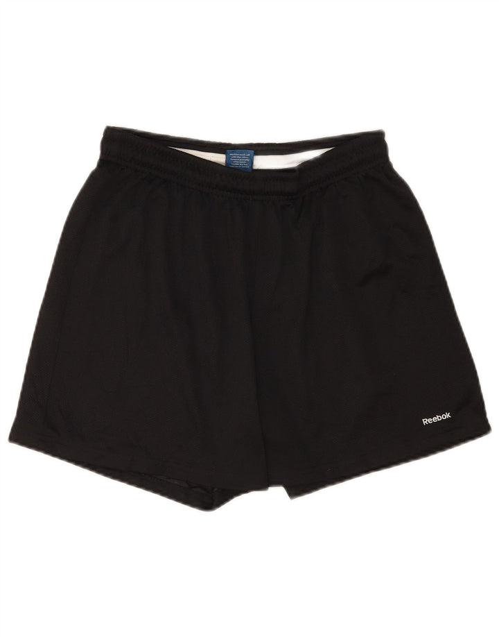 Reebok Short de sport homme petit noir polyester