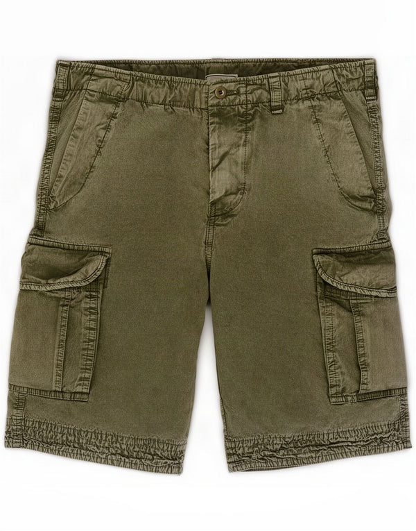 Vintage Mens Cargo Shorts Large W34 Green Cotton