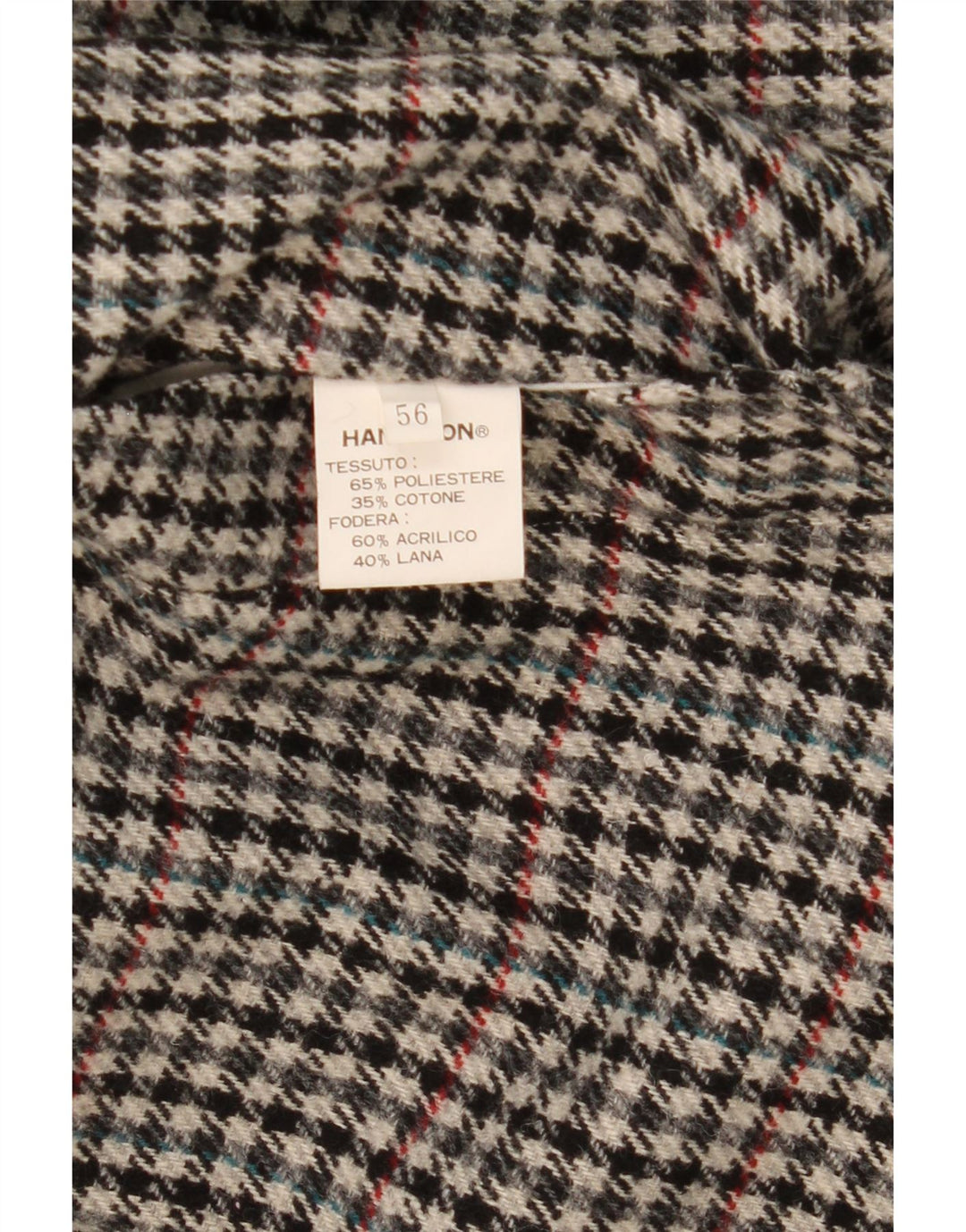 Hamilton Trench réversible pour homme IT 56 3XL Gris à carreaux Polyester