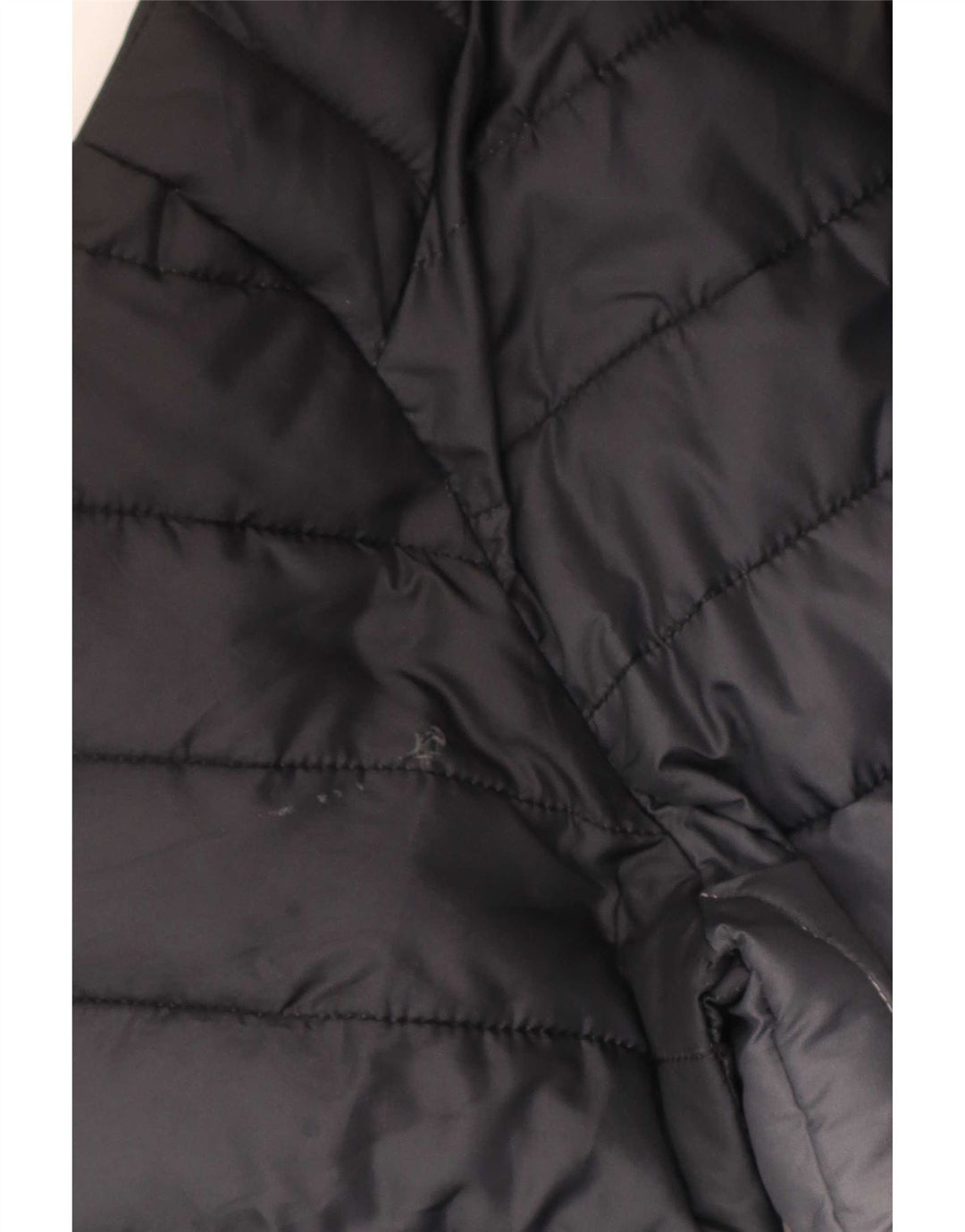 Ellesse Veste matelassée à capuche pour femme UK 14 Medium Navy Blue Colourblock