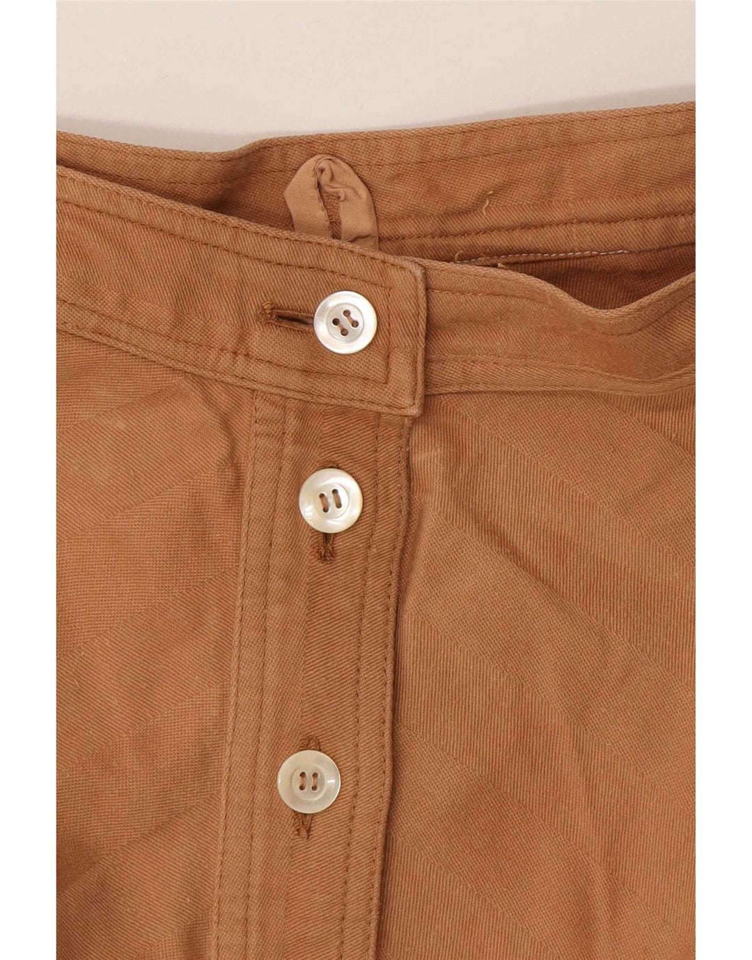 jupe trapèze femme vintage W26 Petit Marron
