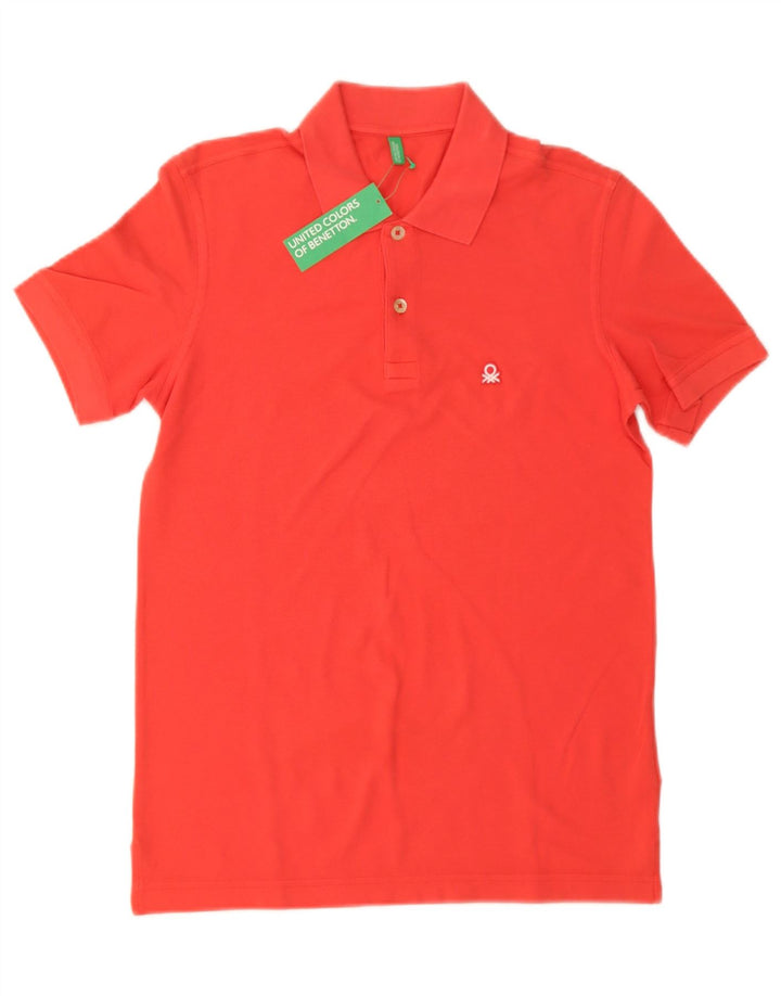 Benetton Polo Homme Petit Rouge Coton